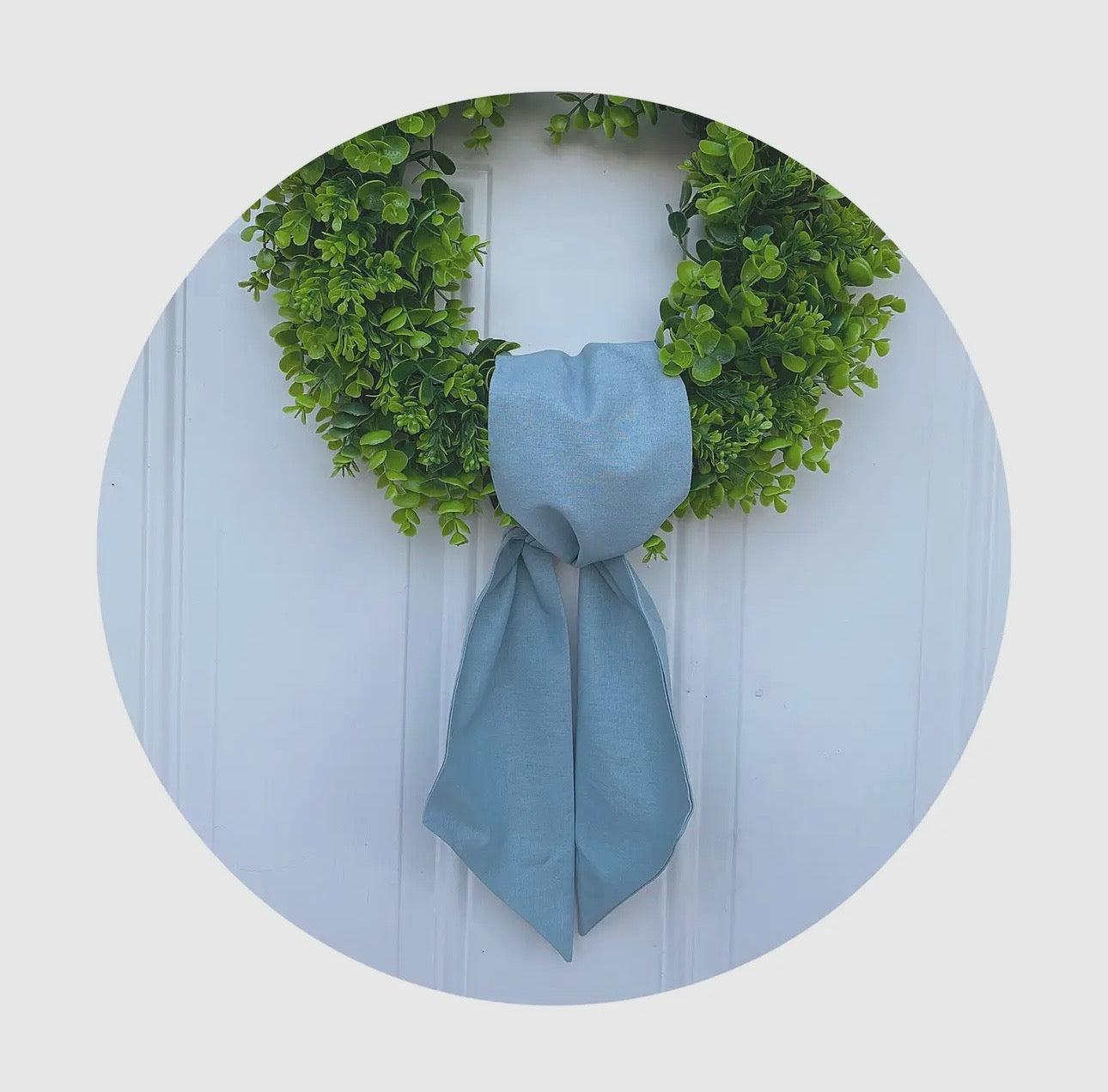 Linen Wreath Sash
