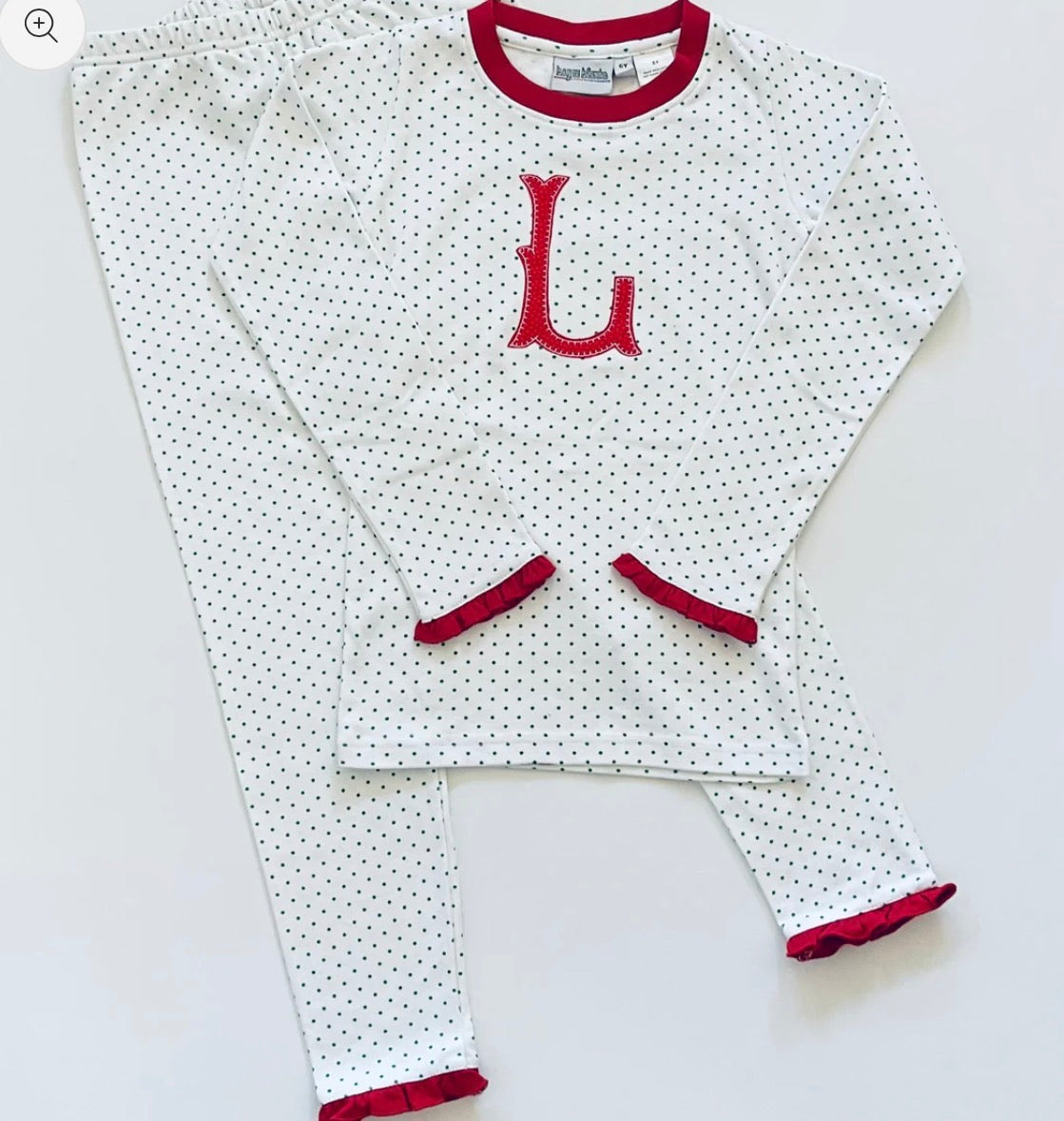 Fitted Bitty Dot Pajamas