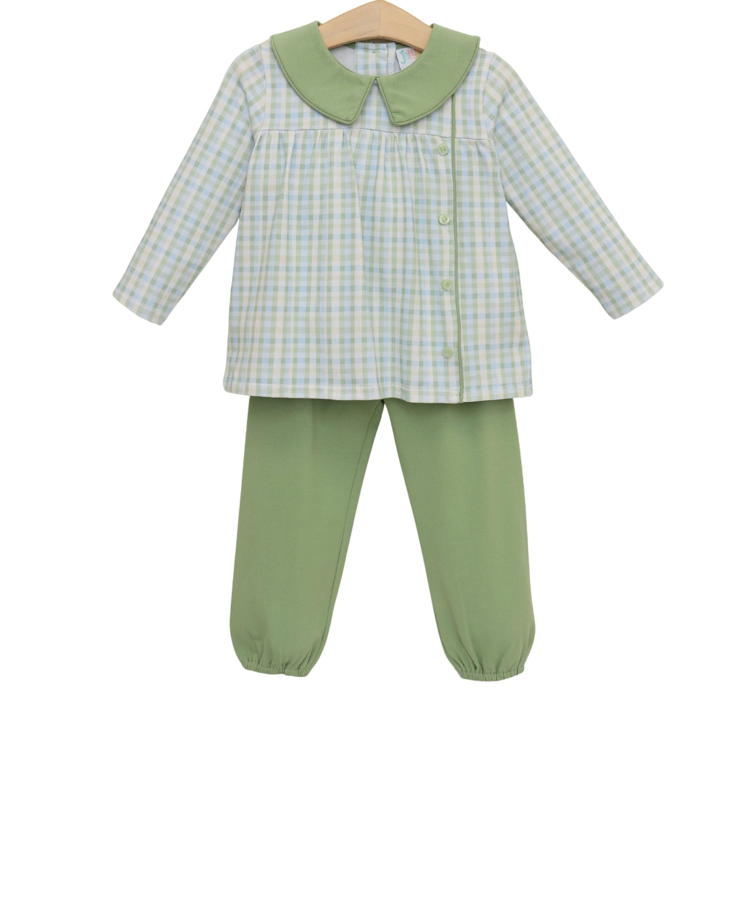 Basin Plaid Liam Bloomer Pants Set