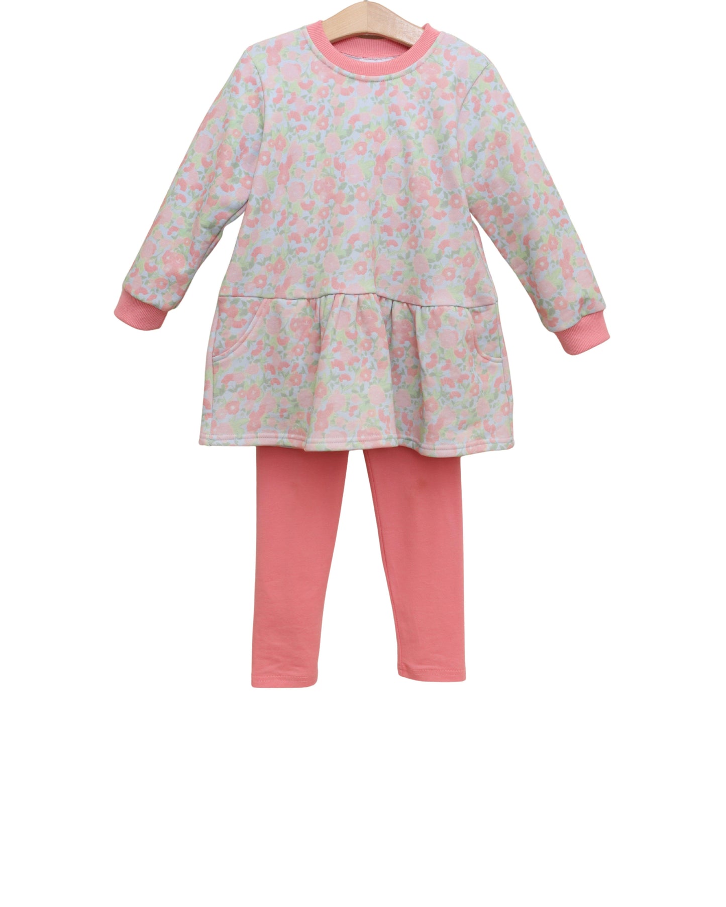 Cottage Blooms French Terry Tunic Set