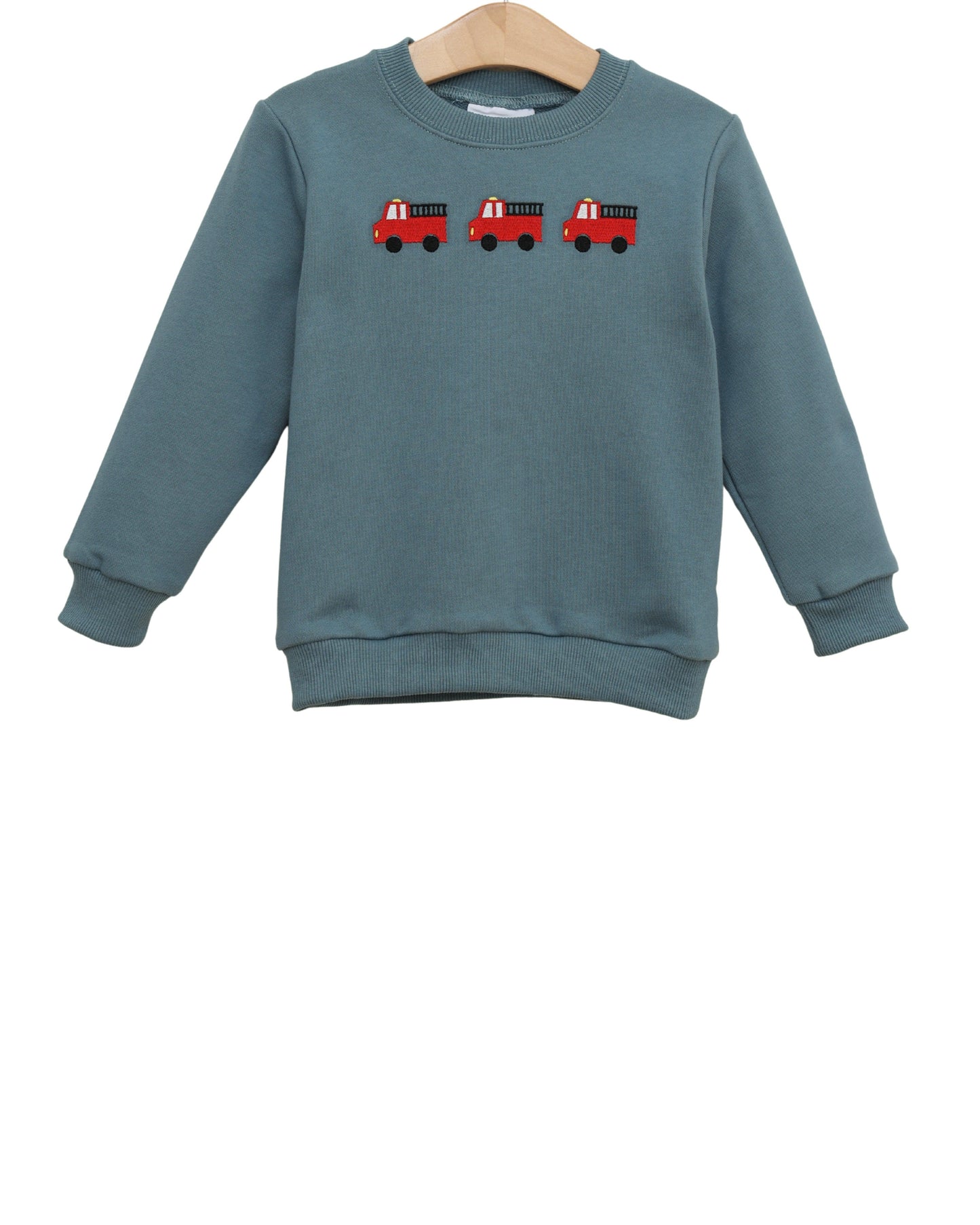 Firetruck Trio French Terry Pullover