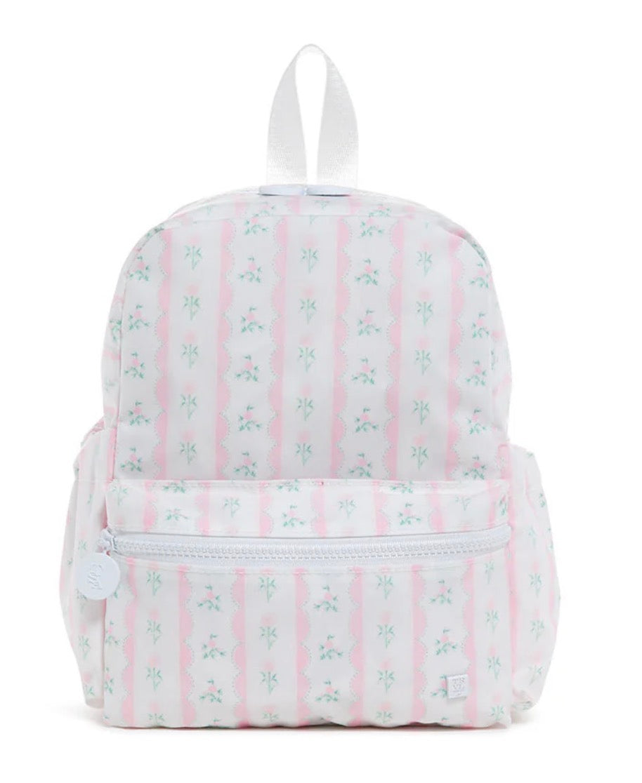 Mini Backpacker - Ribbon Floral Pink