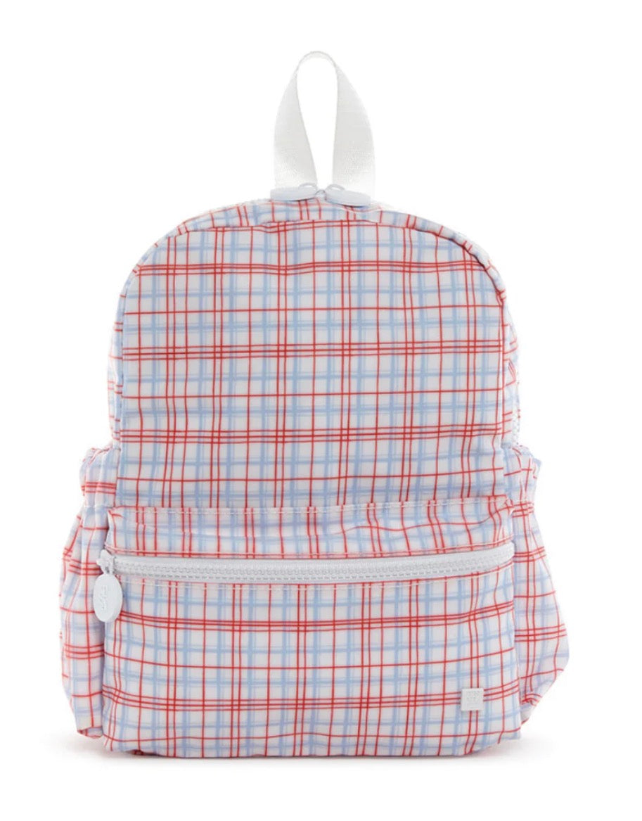 Mini Backpacker - Classic Plaid Red