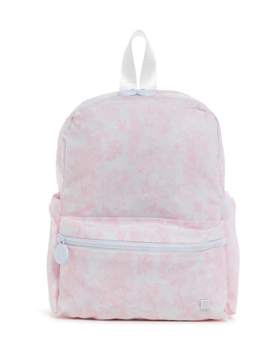 Mini Backpacker - Bunny Toile Pink