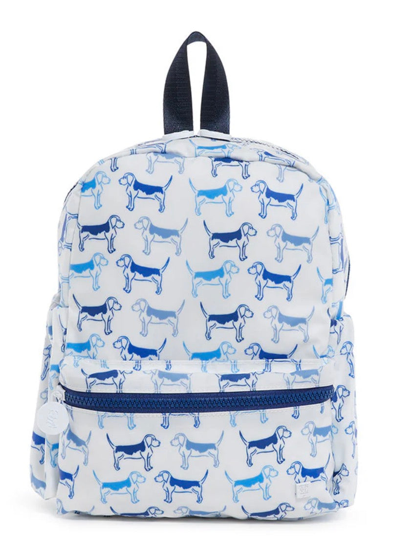Mini Backpacker - Puppy Love Blue
