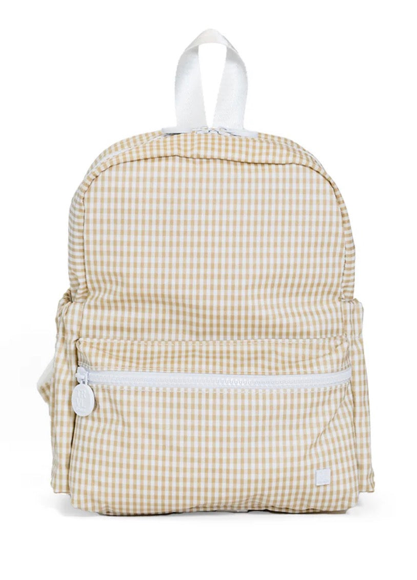 Mini Backpacker - Gingham Khaki
