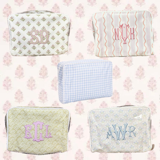 Clear Coated Carryall Pouch