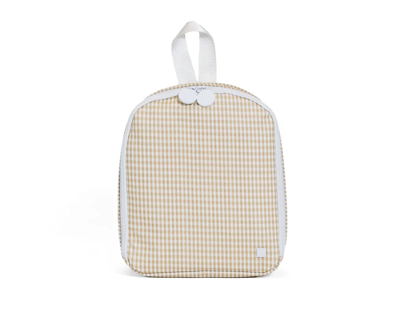 Bring It! Lunch Bag - Gingham Khaki 3