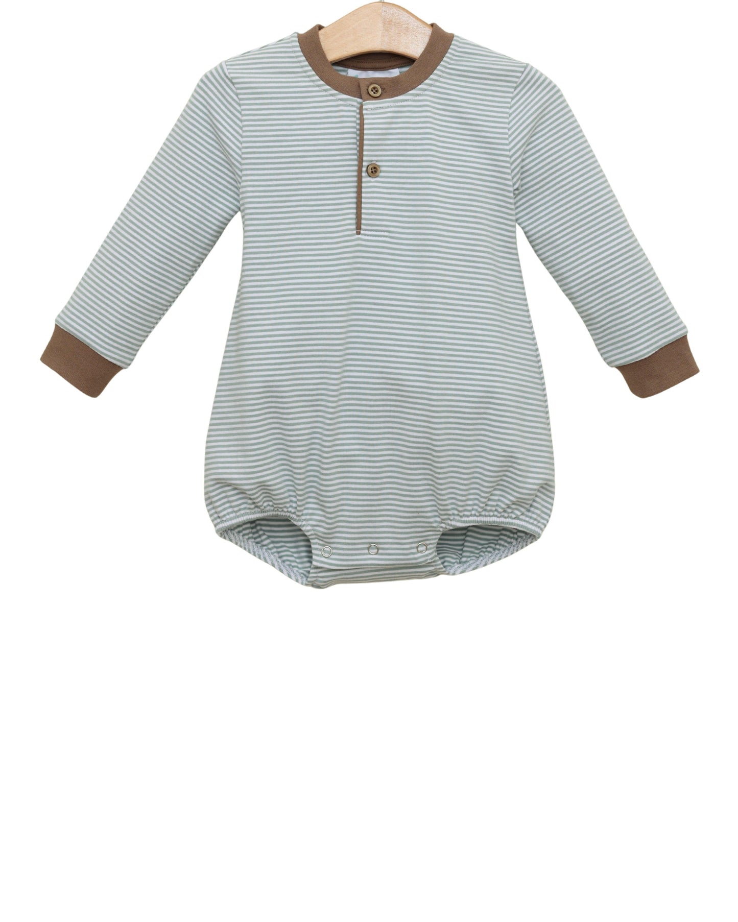 Nathan Bubble - Dusty Sage Stripe/Light Brown