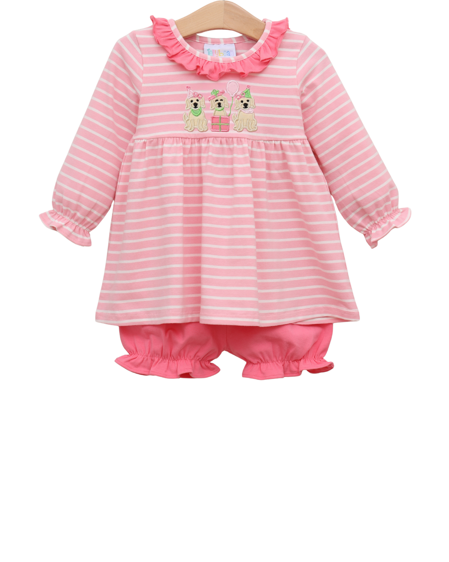 Puppy Party Ruffle Bloomer Set