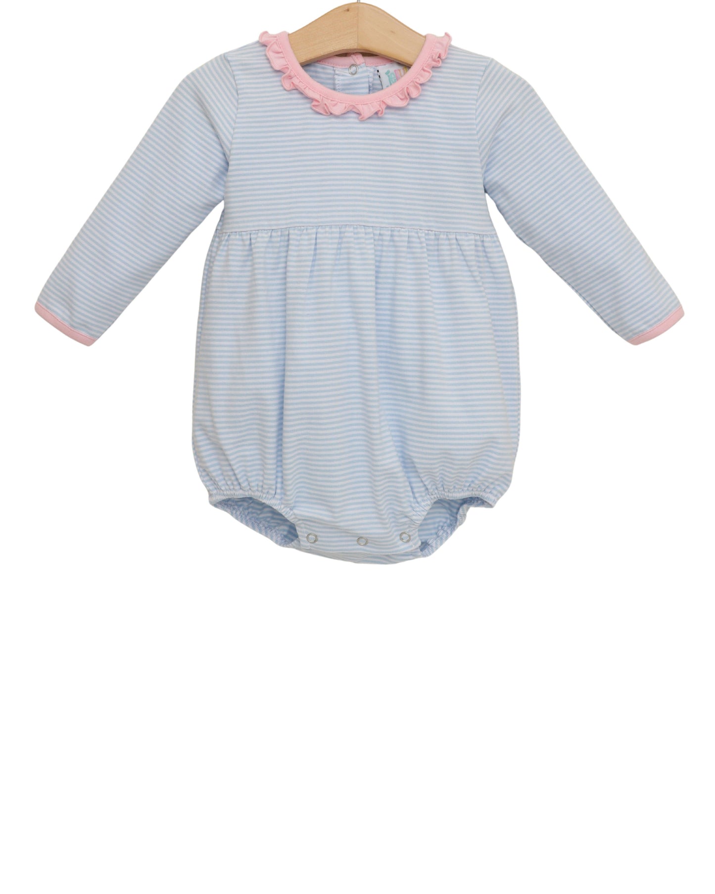 Sadie Bubble - Light Blue Stripe/Light Pink