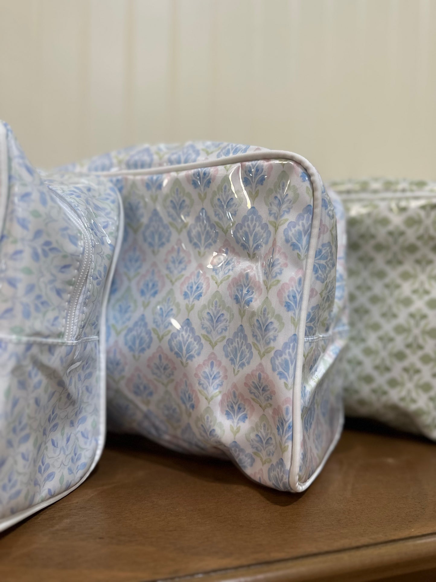 Clear Coated Carryall Pouch