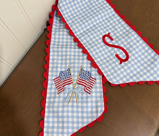 Patriotic Wreath Sash