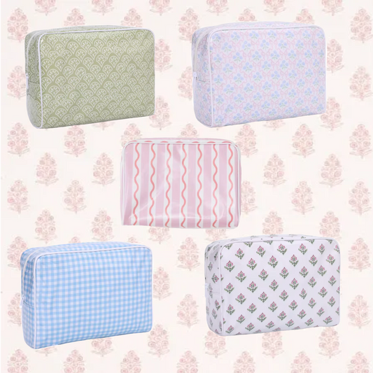 Clear Coated Carryall Pouch