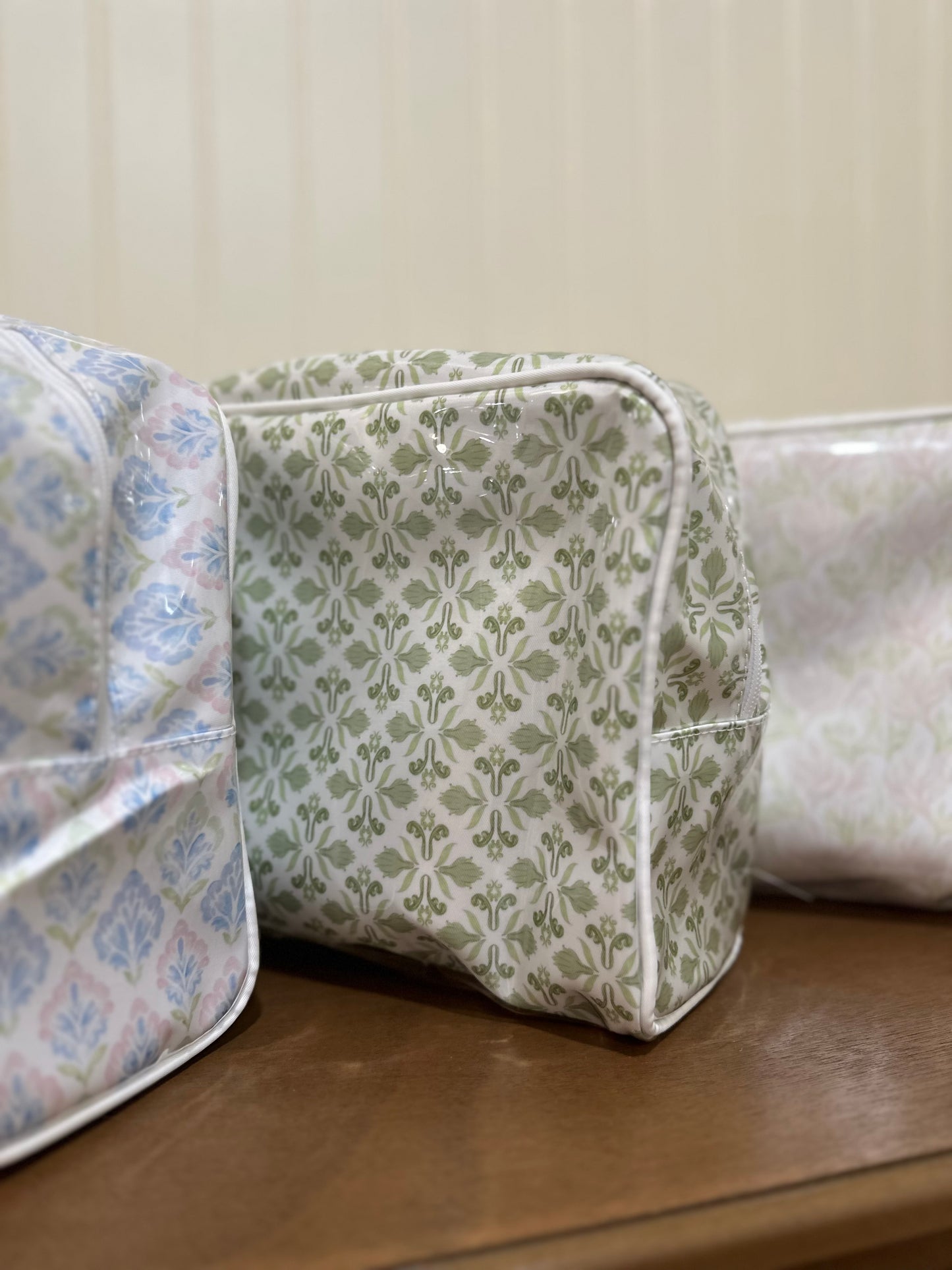 Clear Coated Carryall Pouch