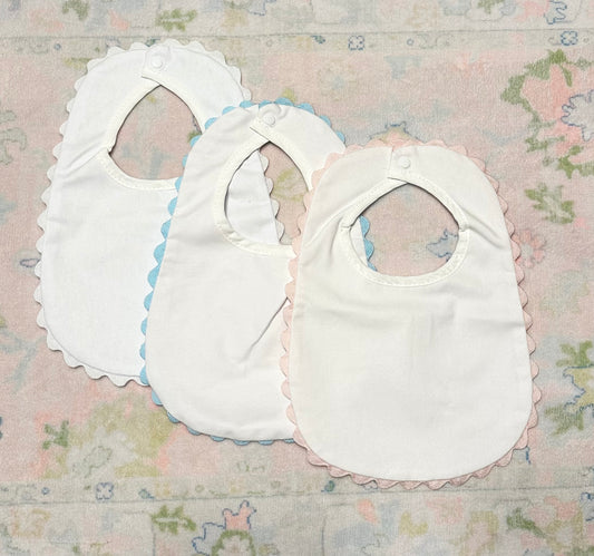 Scalloped Trim Bib