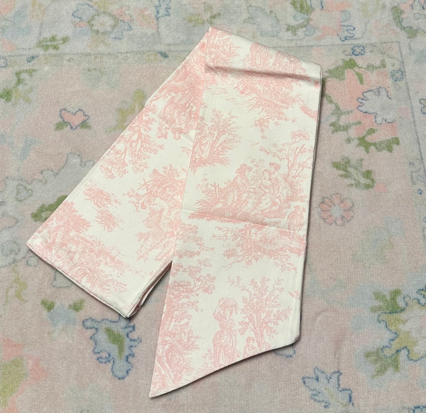 French Toile Wreath Sash