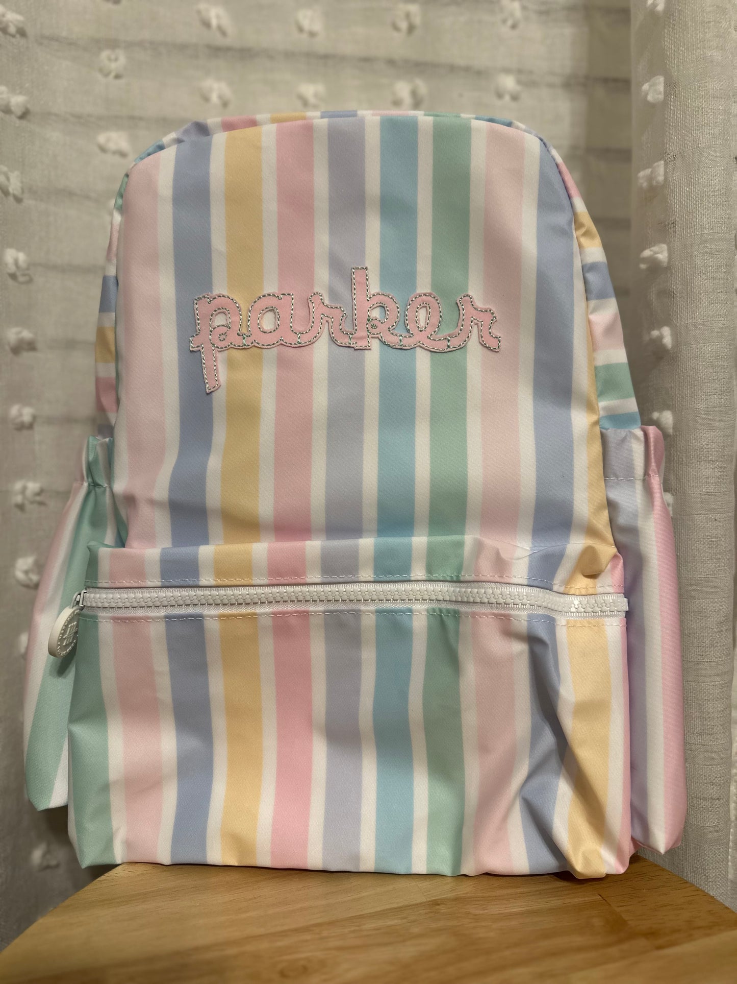 Striped Backpack