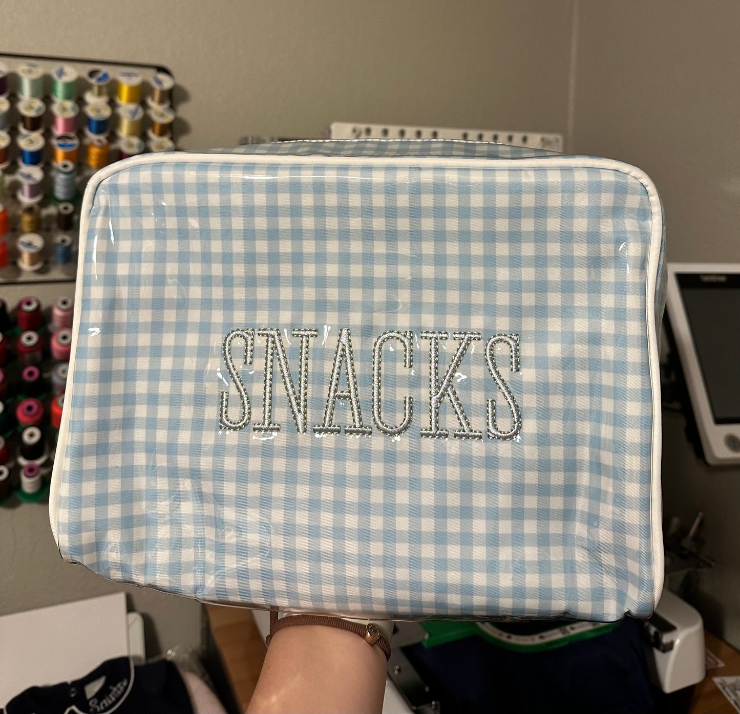 Clear Coated Carryall Pouch