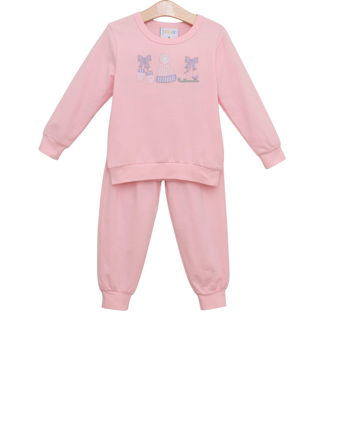 Around the Rink Jogger Set - Light Pink