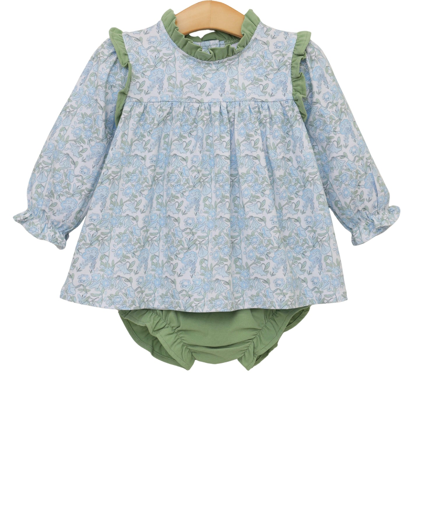 Basin Floral Hallie Diaper Set
