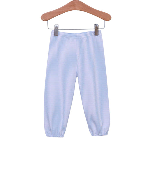 Bloomer Pants - Light Blue Stripe