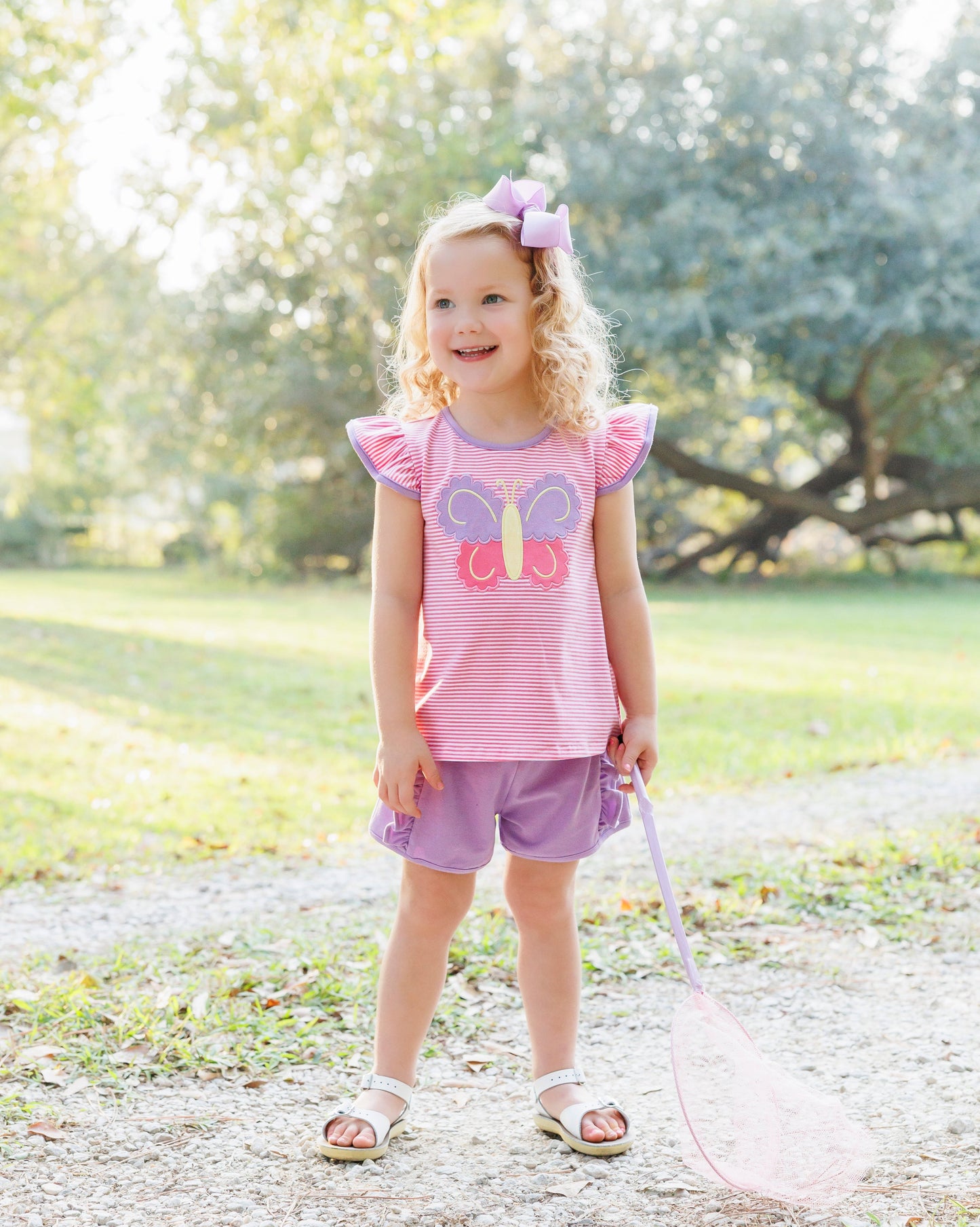 Butterfly Kisses Ruffle Short Set