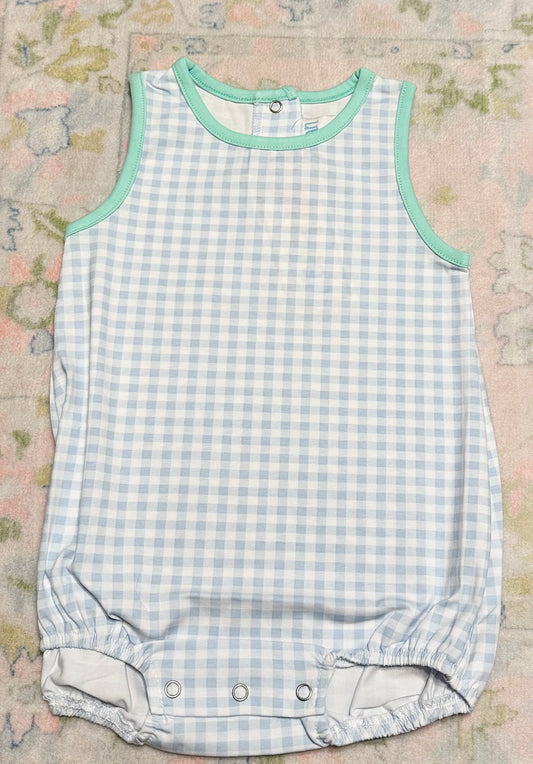 Gingham and Mint Bubble