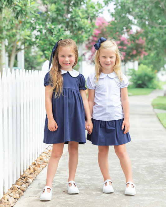 Charlotte Dress - Navy