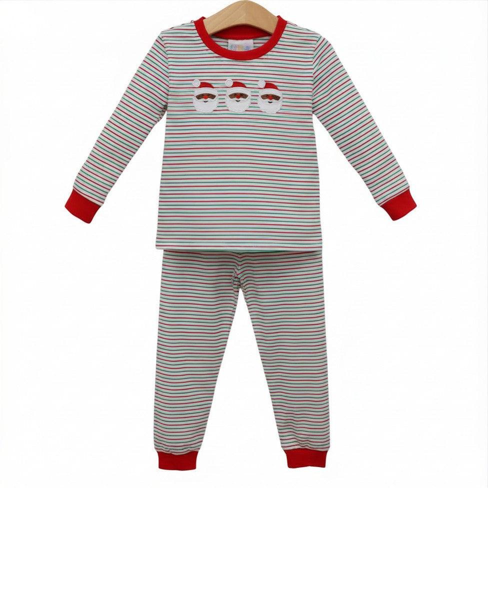 Christmas Candy Stripe Dark Skin Santa Set