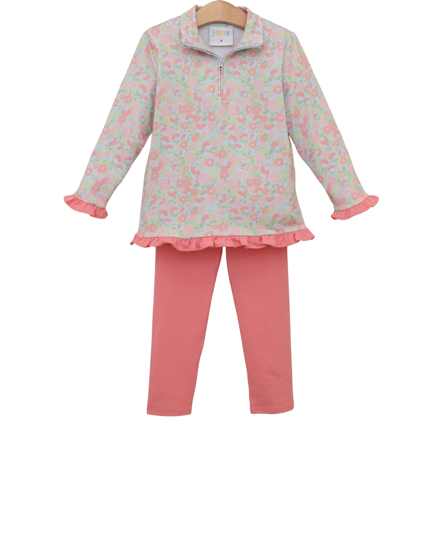 Cottage Blooms Elise Ruffle Pullover Set
