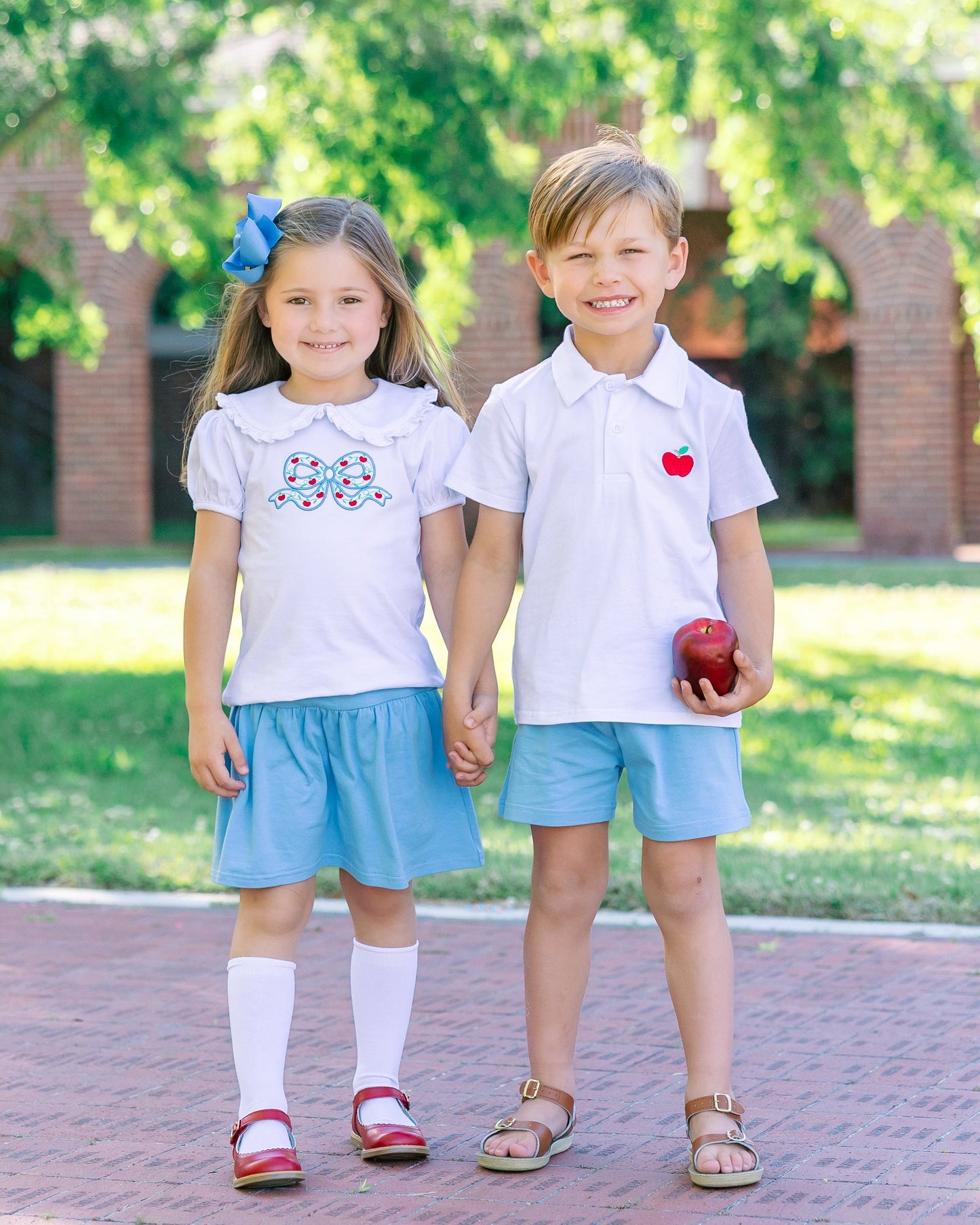 Cute To The Core Polo Short Set