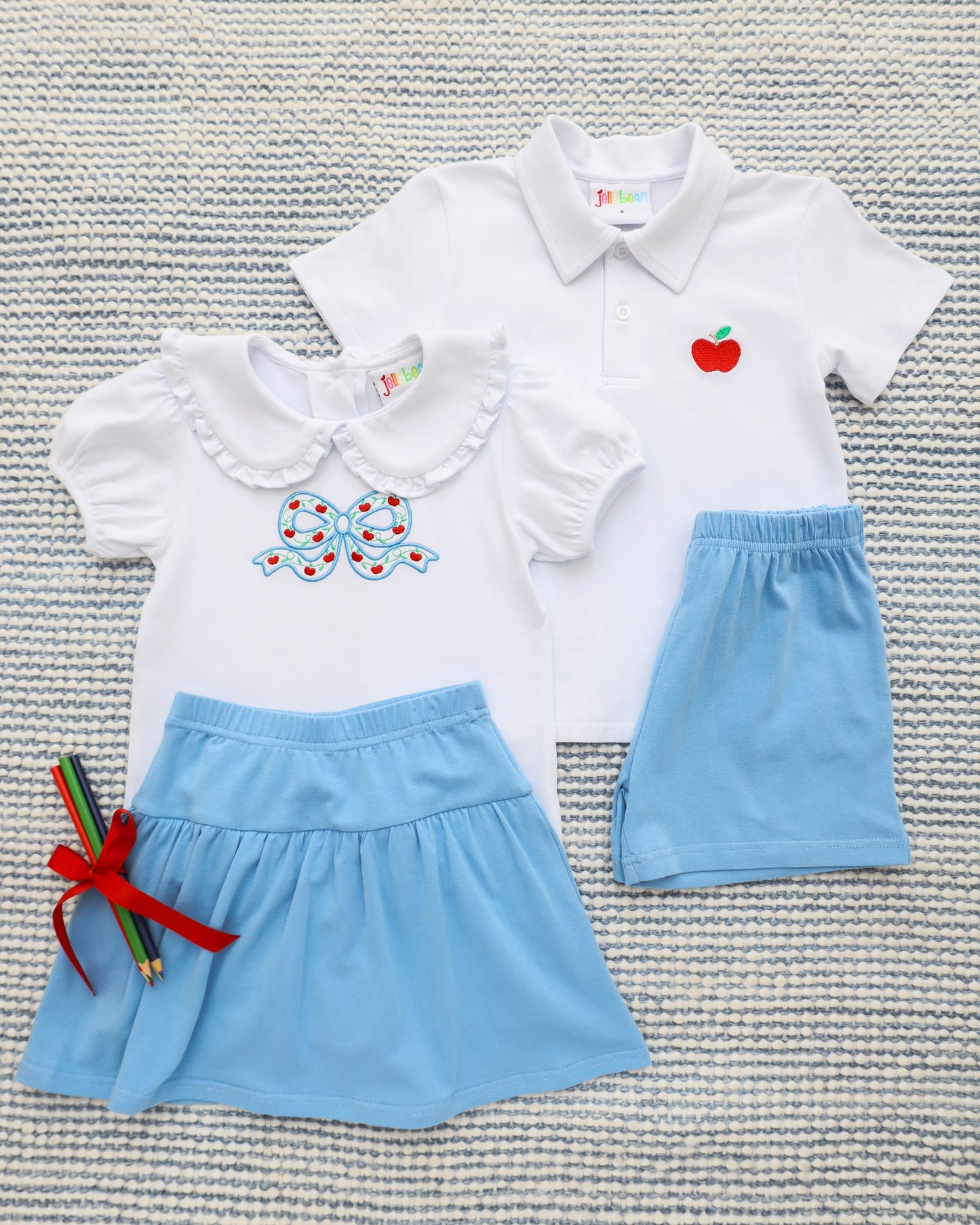 Cute To The Core Polo Short Set