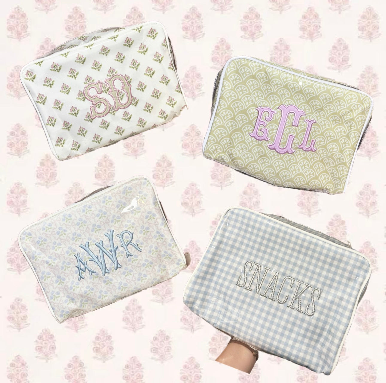 Clear Coated Carryall Pouch