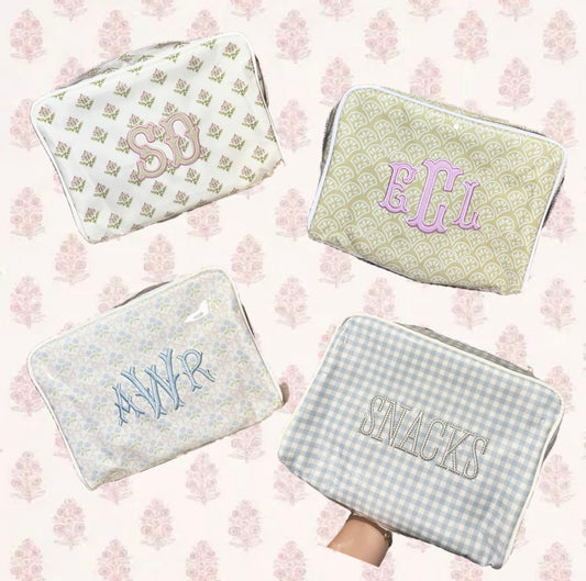 Clear Coated Carryall Pouch