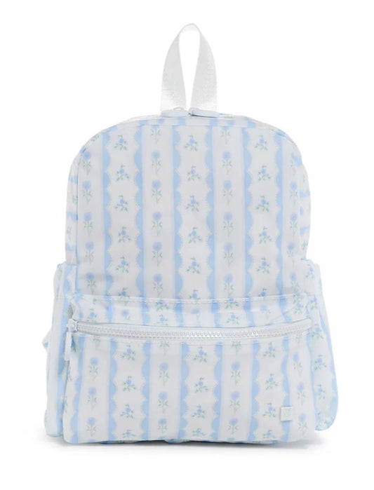 Mini Backpacker - Ribbon Floral Blue