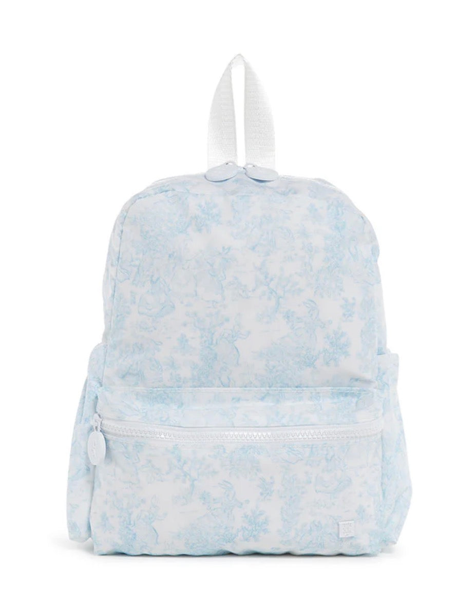 Mini Backpacker - Bunny Toile Blue