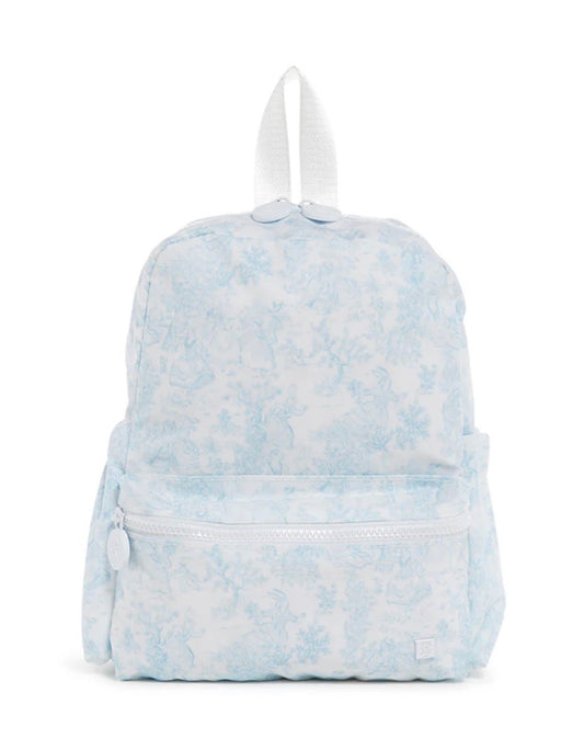 Mini Backpacker - Bunny Toile Blue