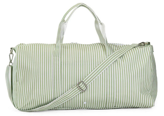 TRVL XL Weekender Duffel - Sage Pimlico Stripe