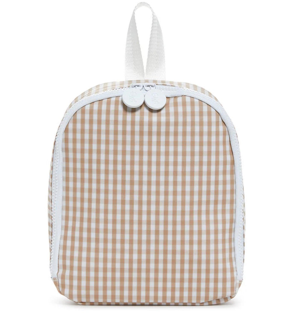 Bring It! Lunch Bag - Gingham Khaki