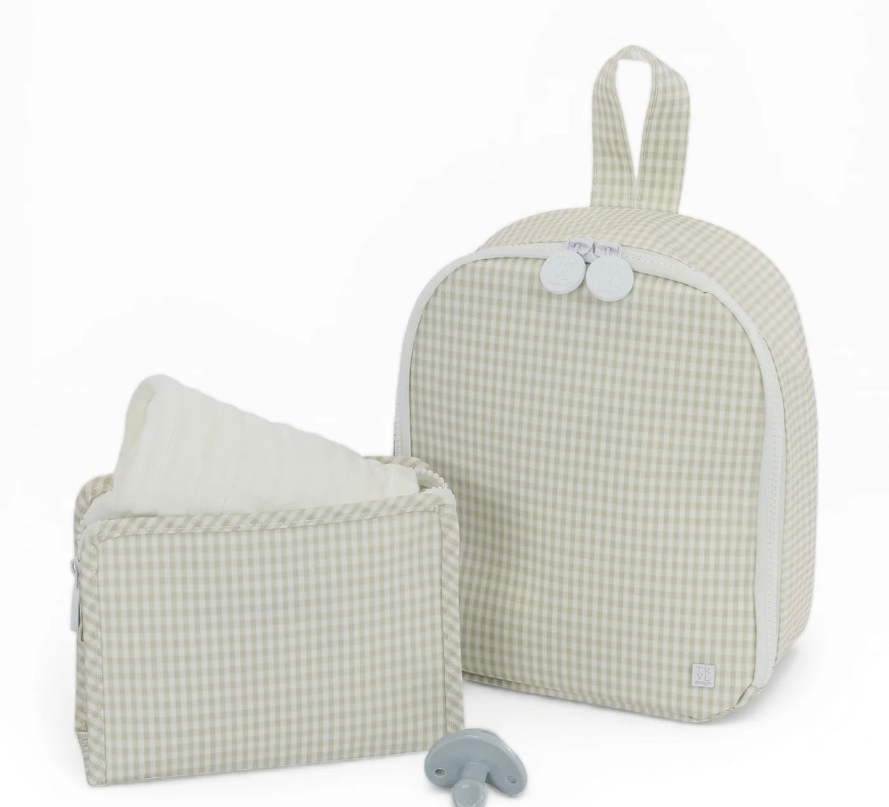 Bring It! Lunch Bag - Gingham Pearl Grey