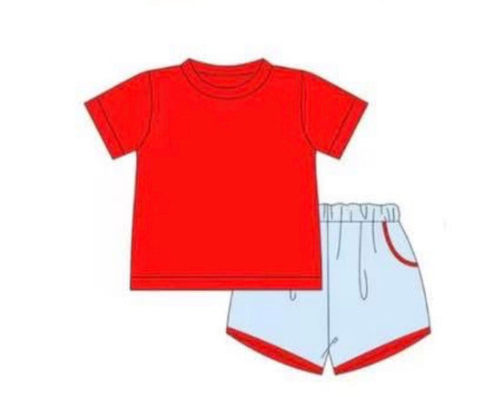 Red, White & Blue Short Set