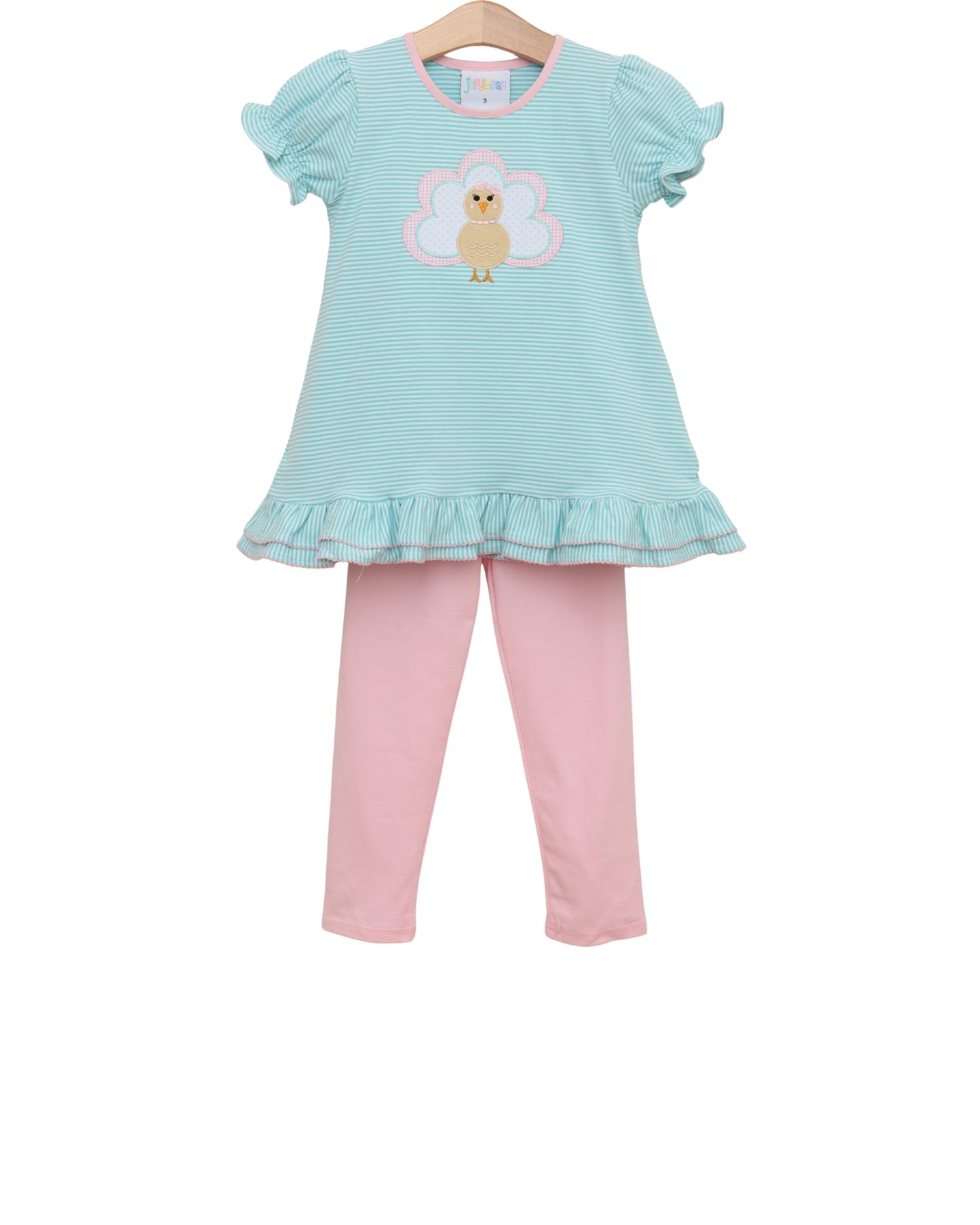 Give Thanks Ruffle Pants Set