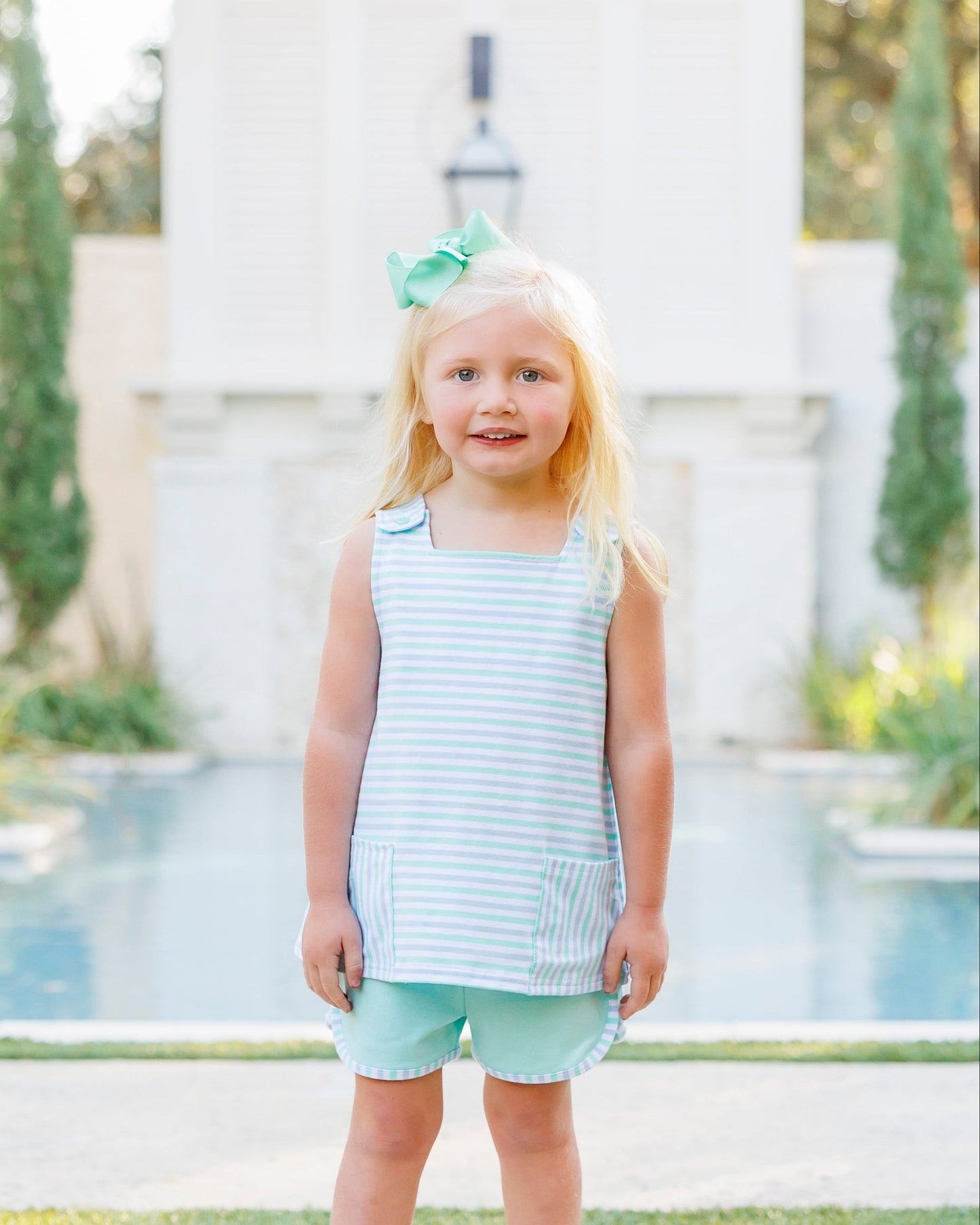 Margo Short Set - Seaside Stripe