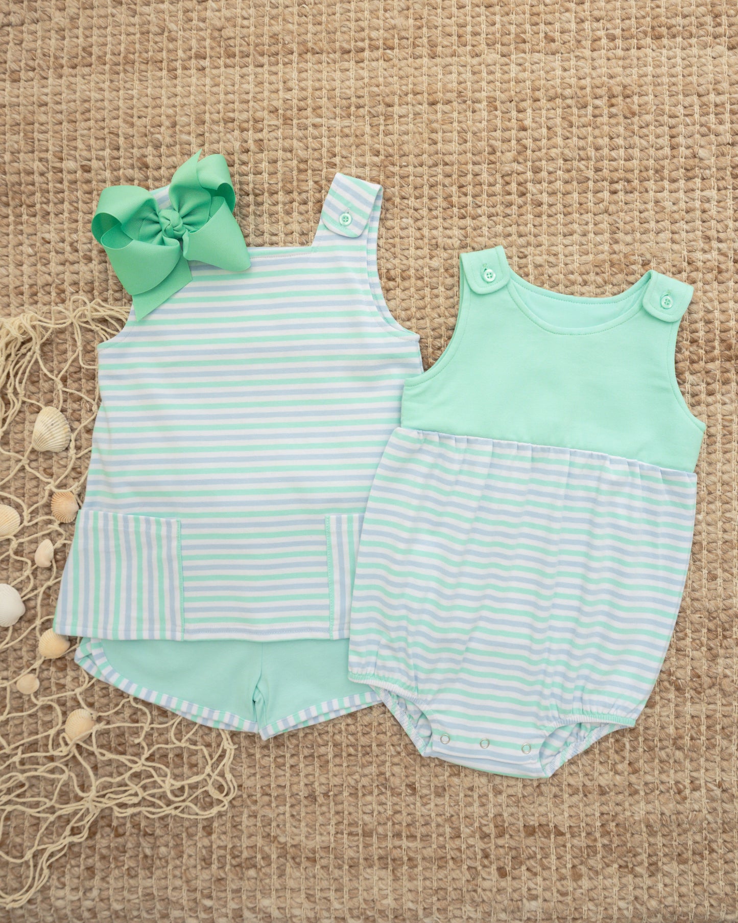 Margo Short Set - Seaside Stripe