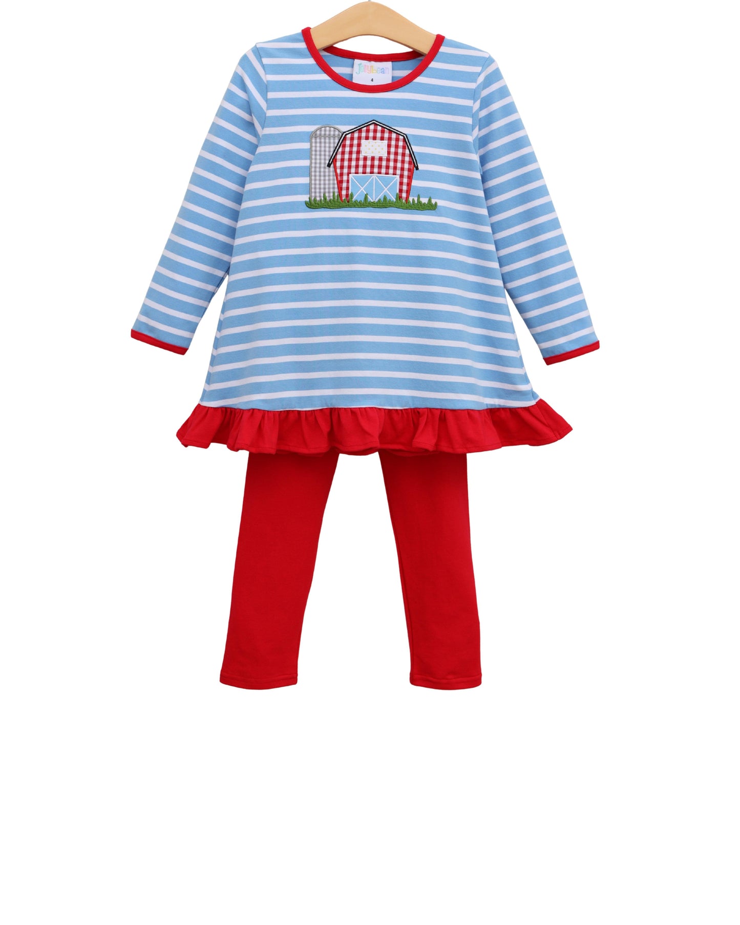 On the Farm Ruffle Pants Set