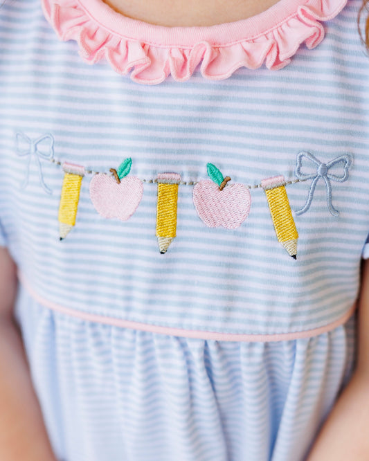 Pencil Garland Scallop Short Set