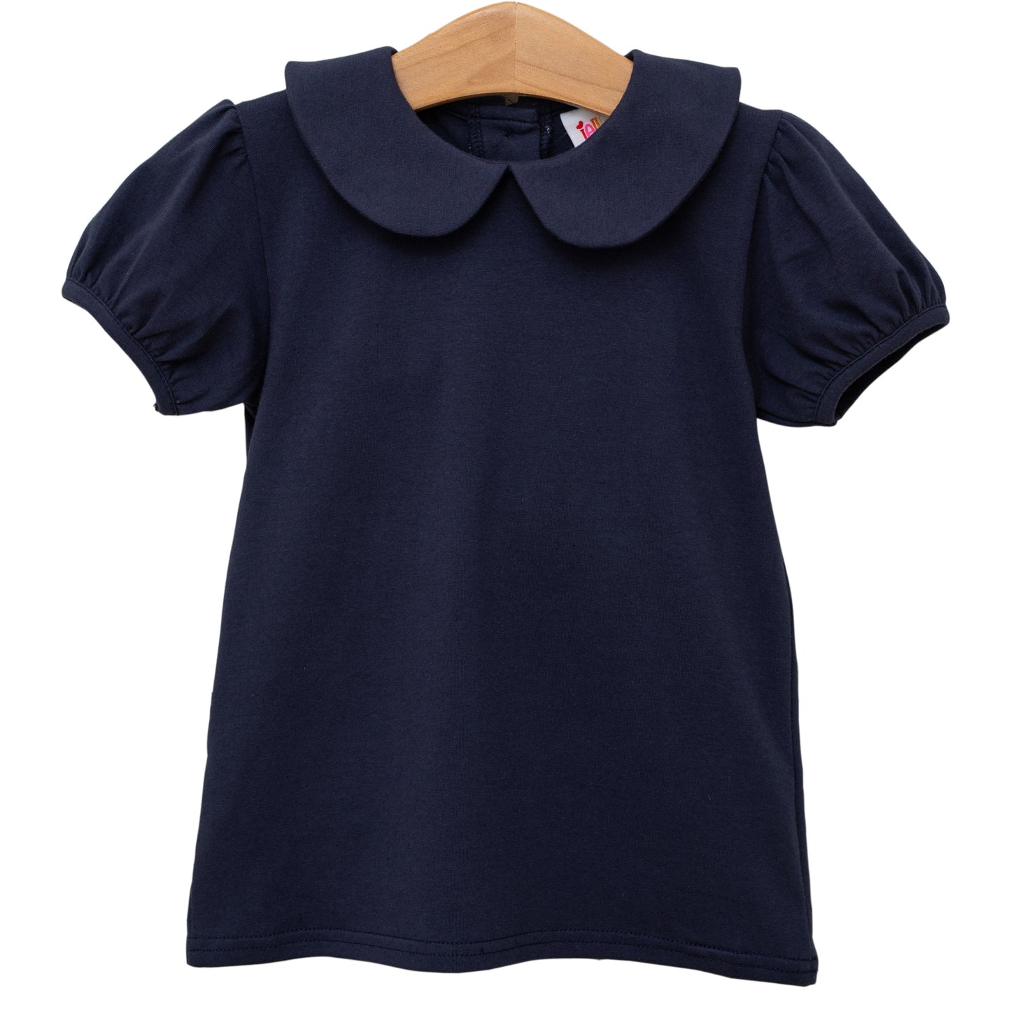 Peter Pan Collar Top - Navy