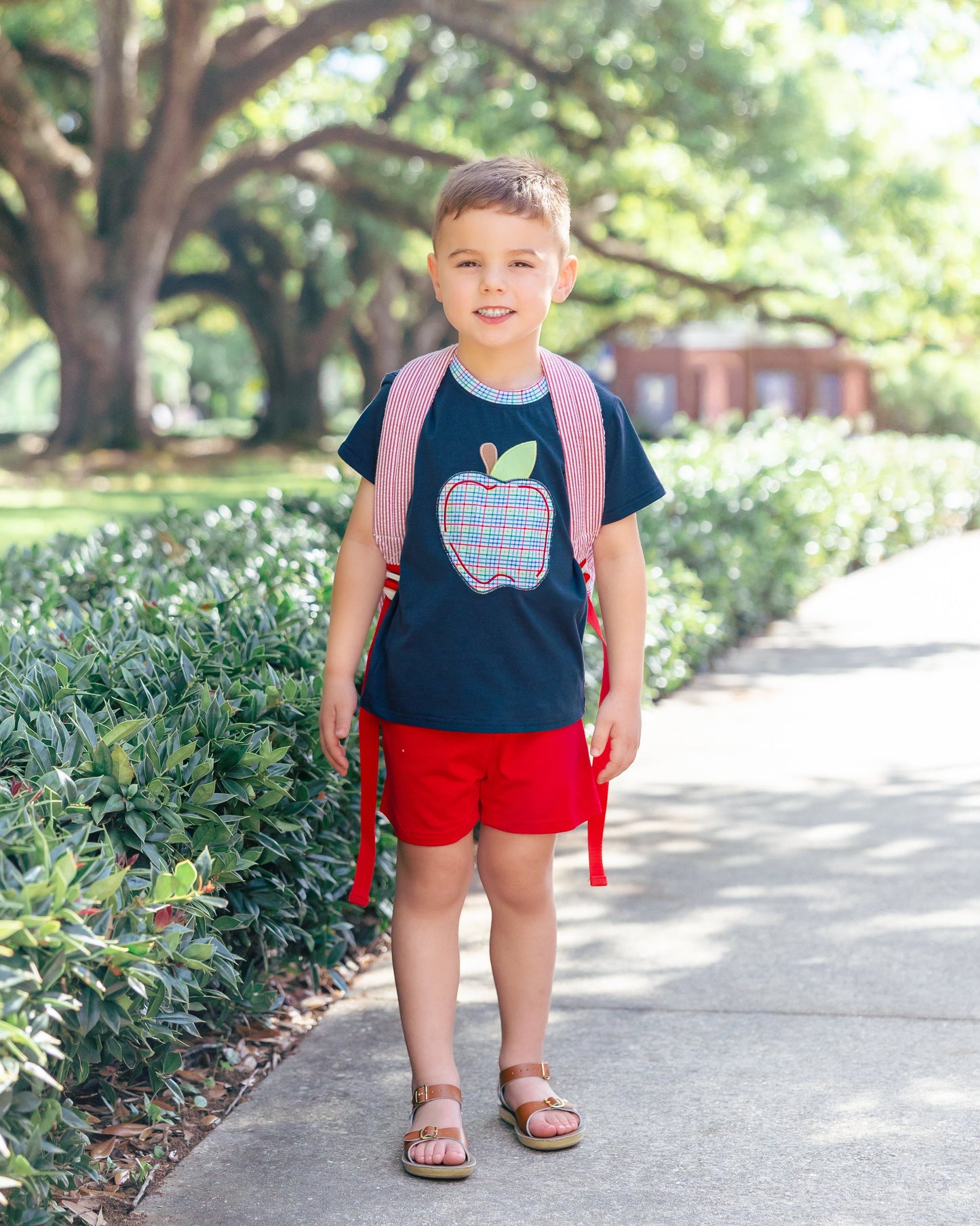 Primary Plaid Apple Shirt