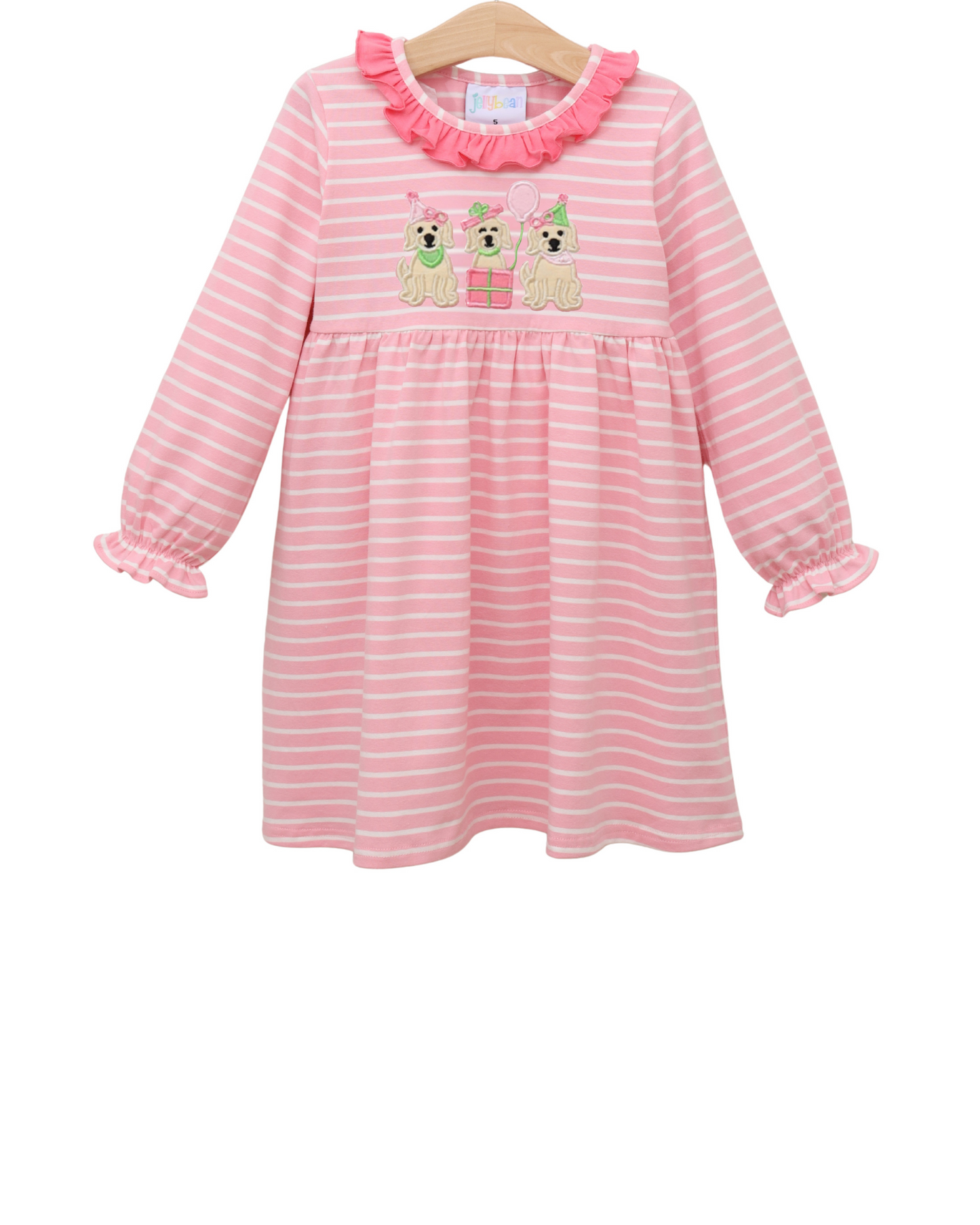 Puppy Party Ruffle Dress